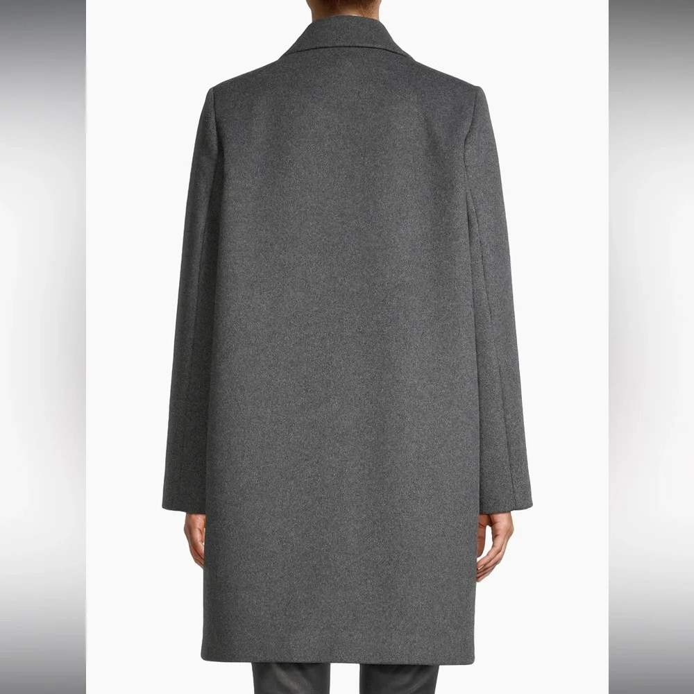 NWT Sam Edelman Women’s Wool Blend Double-Breasted Cutaway Coat Fall Winter Warm